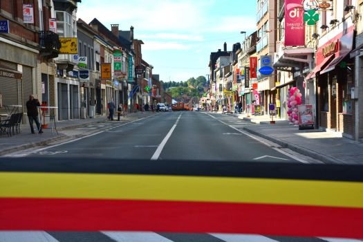Inauguration des troittoirs à Tubize